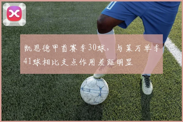 凯恩德甲首赛季30球,与莱万单季41球相比支点作用差距明显
